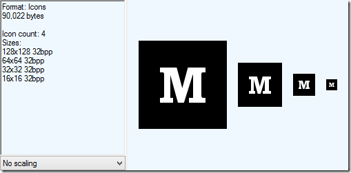 ImageView showing icon ImageView showing icon