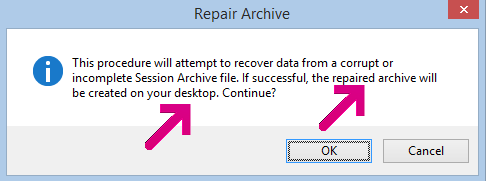 Explanation of recovery process