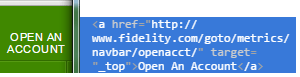 href attribute containing HTTP