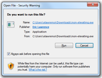 Authenticode AES Prompt