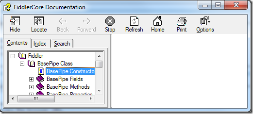 Blocked CHM file with blank HTML