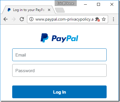 HTTP Phish screenshot